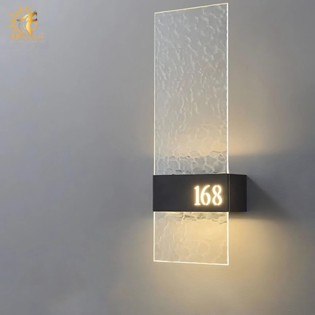 Đèn gắn tường decor pha lê trong suốt MT9113
