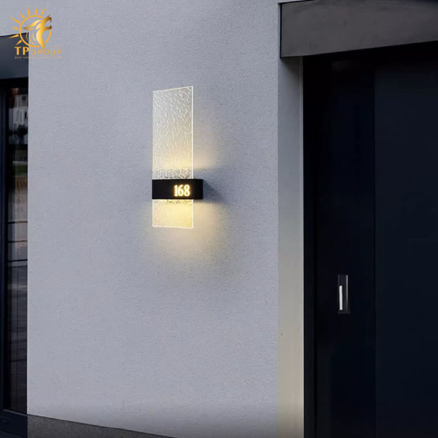 Đèn gắn tường decor pha lê trong suốt MT9113