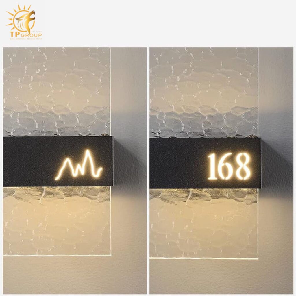 Đèn gắn tường decor pha lê trong suốt MT9113
