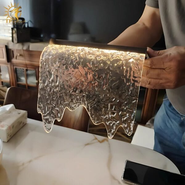 Đèn thác nước trang trí cảnh quan sân vườn B1149F - Hình ảnh 10