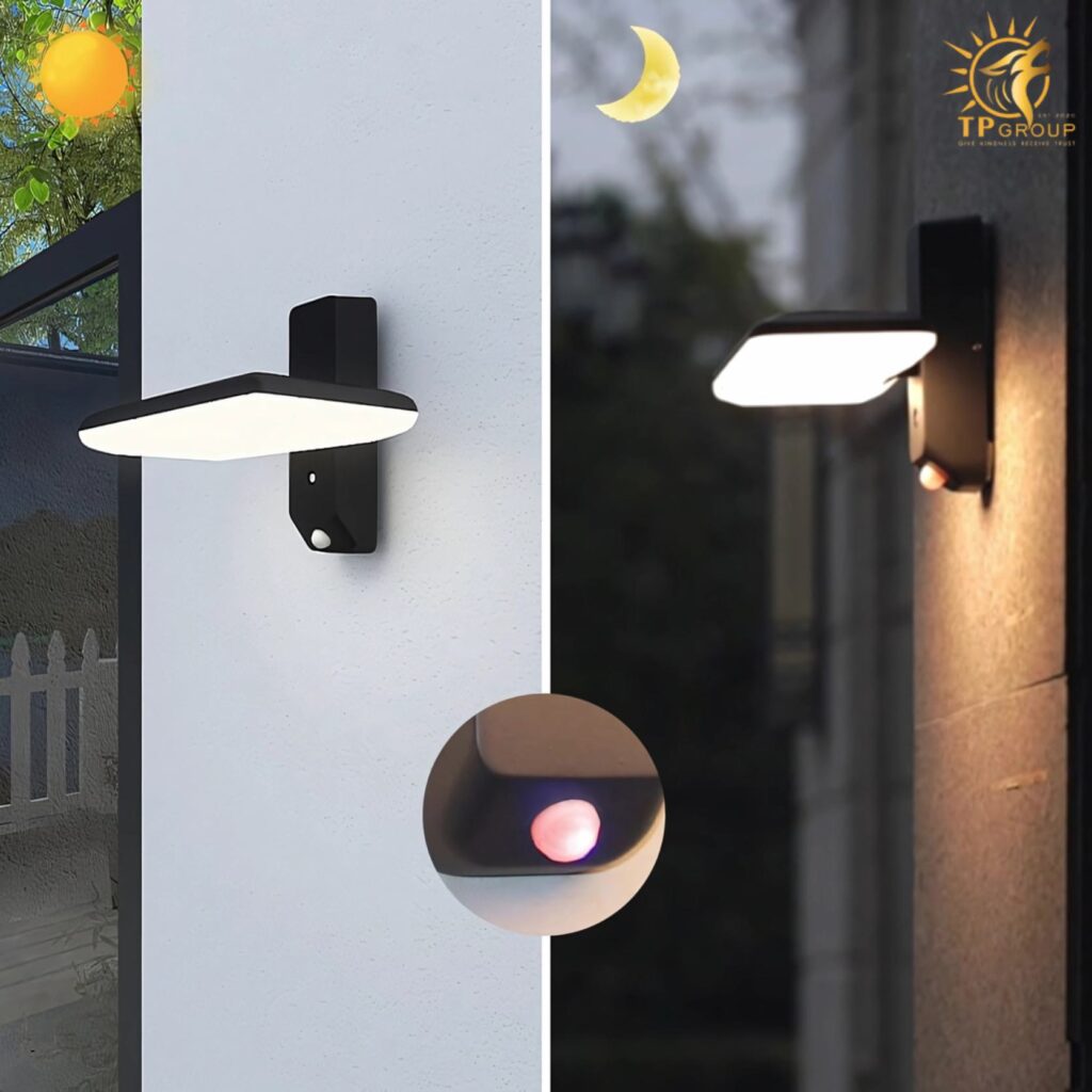 Đèn tường ngoài trời cảm ứng hiện đại DZ9873