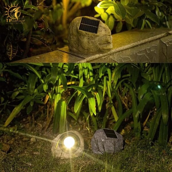 Đèn viên đá chiếu sáng cảnh quan sân vườn ZS2022 - Hình ảnh 11