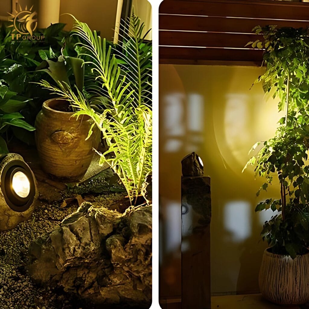 Đèn viên đá chiếu sáng cảnh quan sân vườn ZS2022