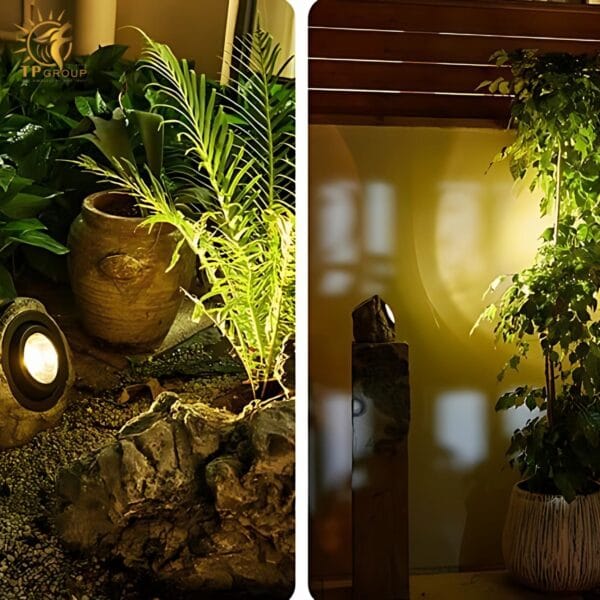 Đèn viên đá chiếu sáng cảnh quan sân vườn ZS2022 - Hình ảnh 7