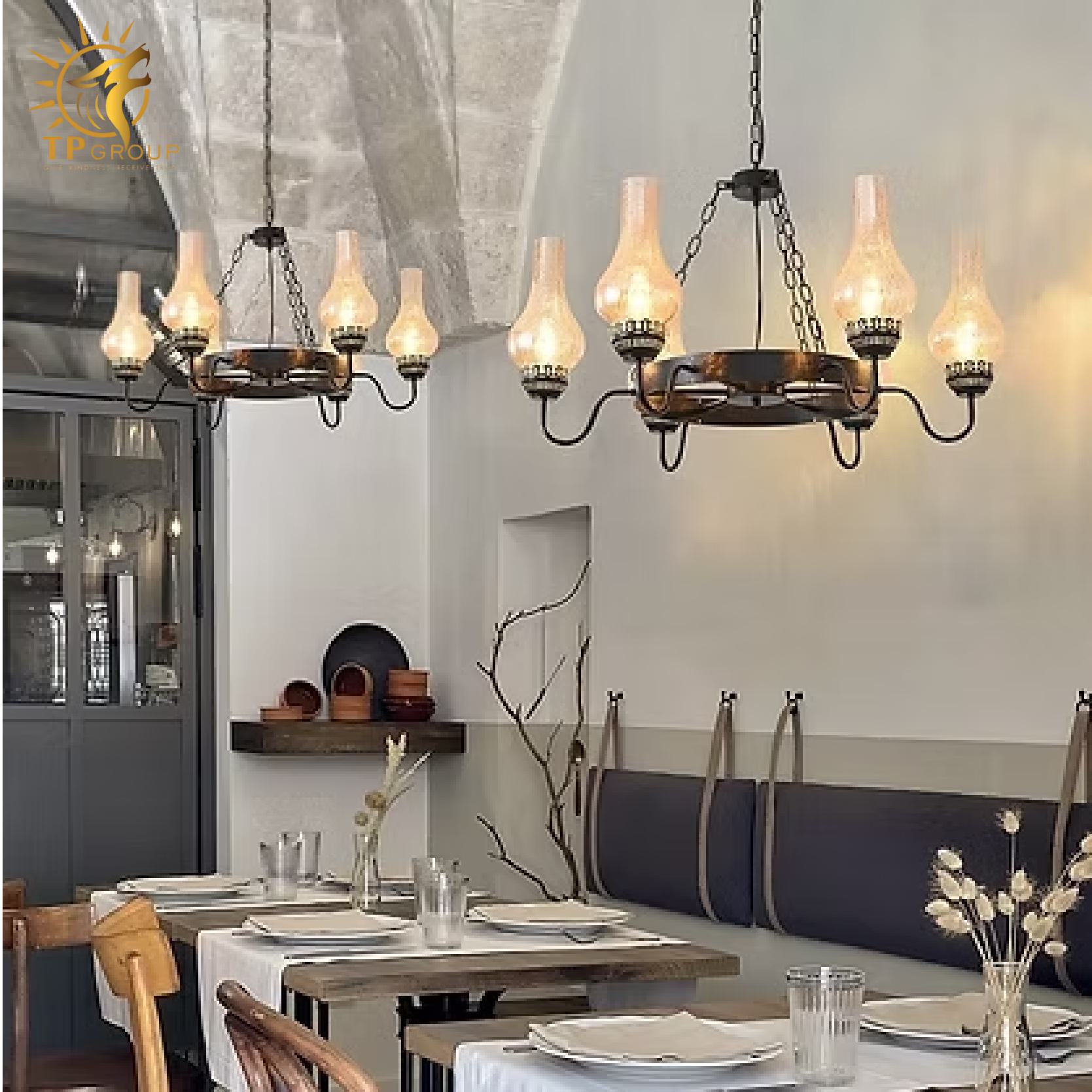 Đèn chùm cổ điển TP-DC001 2 ĐÈN CHÙM CỔ ĐIỂN TP-DC001