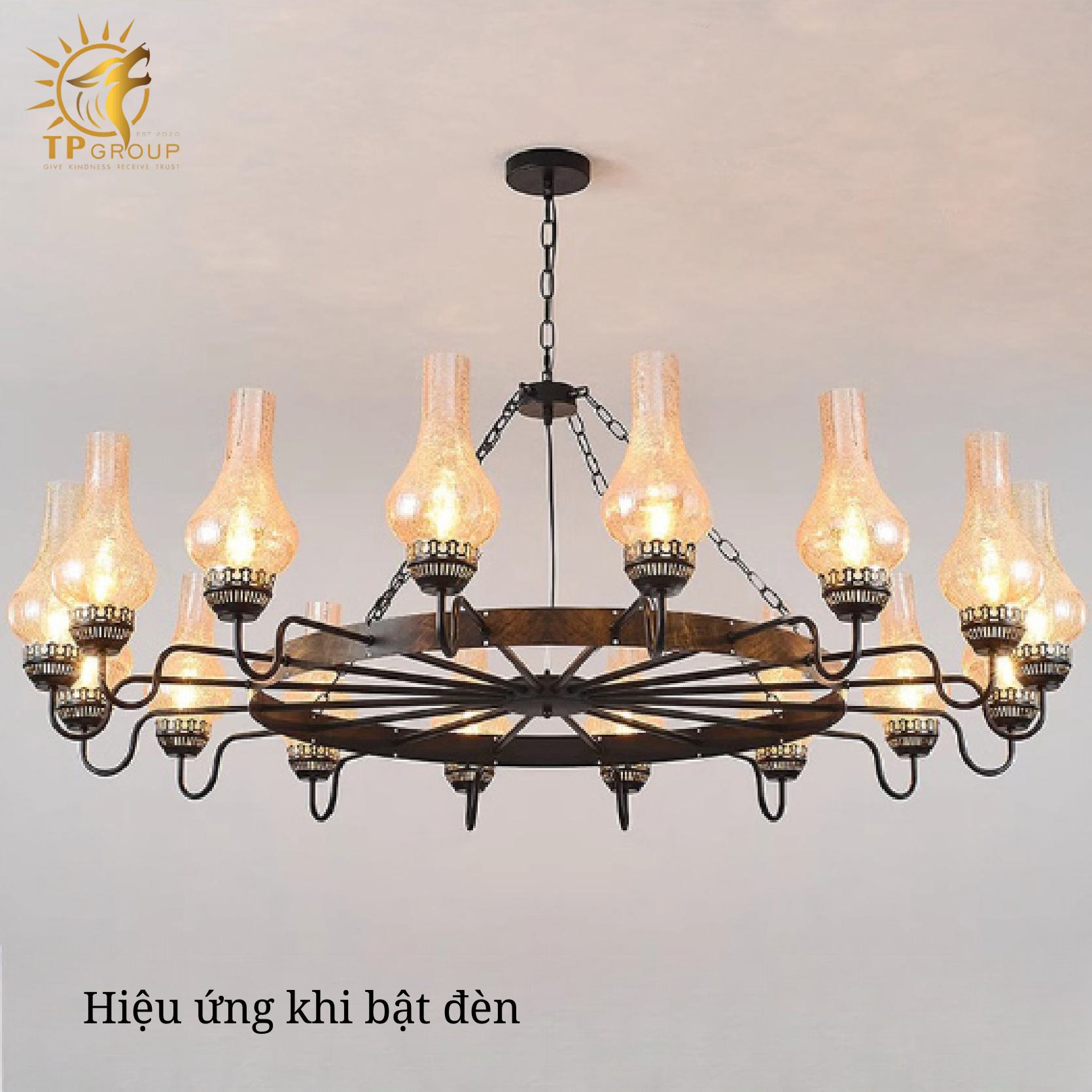 Đèn chùm cổ điển TP-DC001 16 ĐÈN CHÙM CỔ ĐIỂN TP-DC001