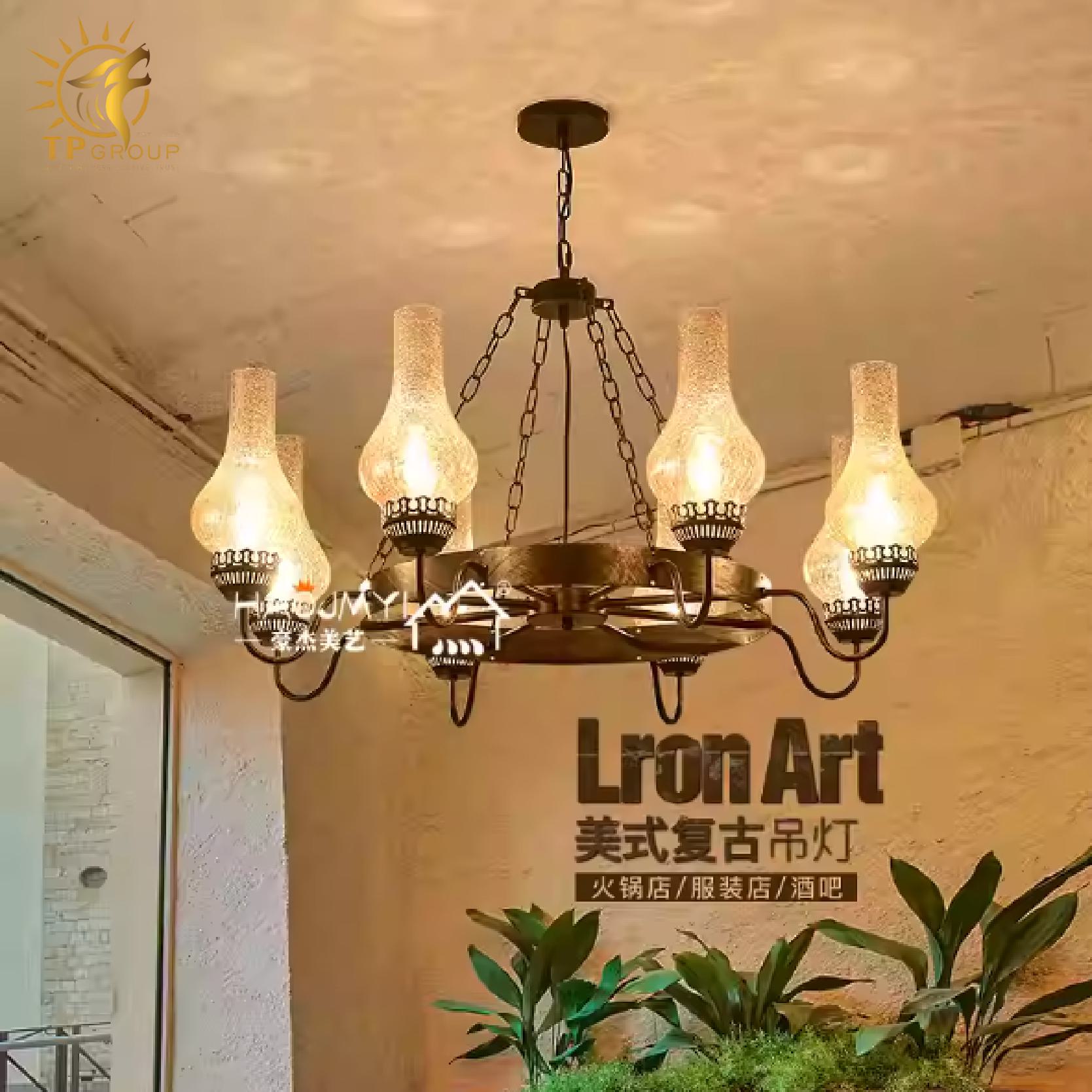 Đèn chùm cổ điển TP-DC001 4 ĐÈN CHÙM CỔ ĐIỂN TP-DC001