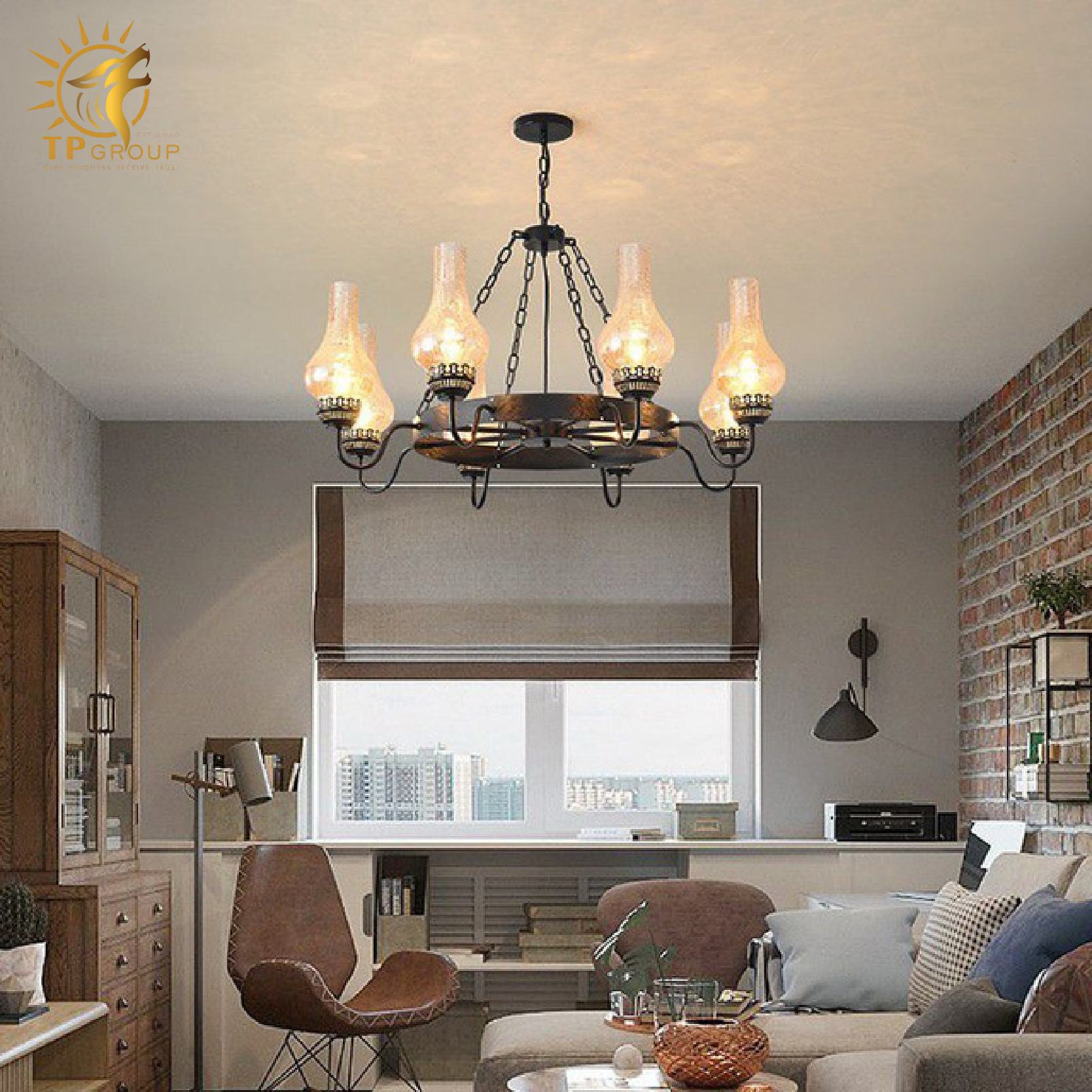 Đèn chùm cổ điển TP-DC001 7 ĐÈN CHÙM CỔ ĐIỂN TP-DC001