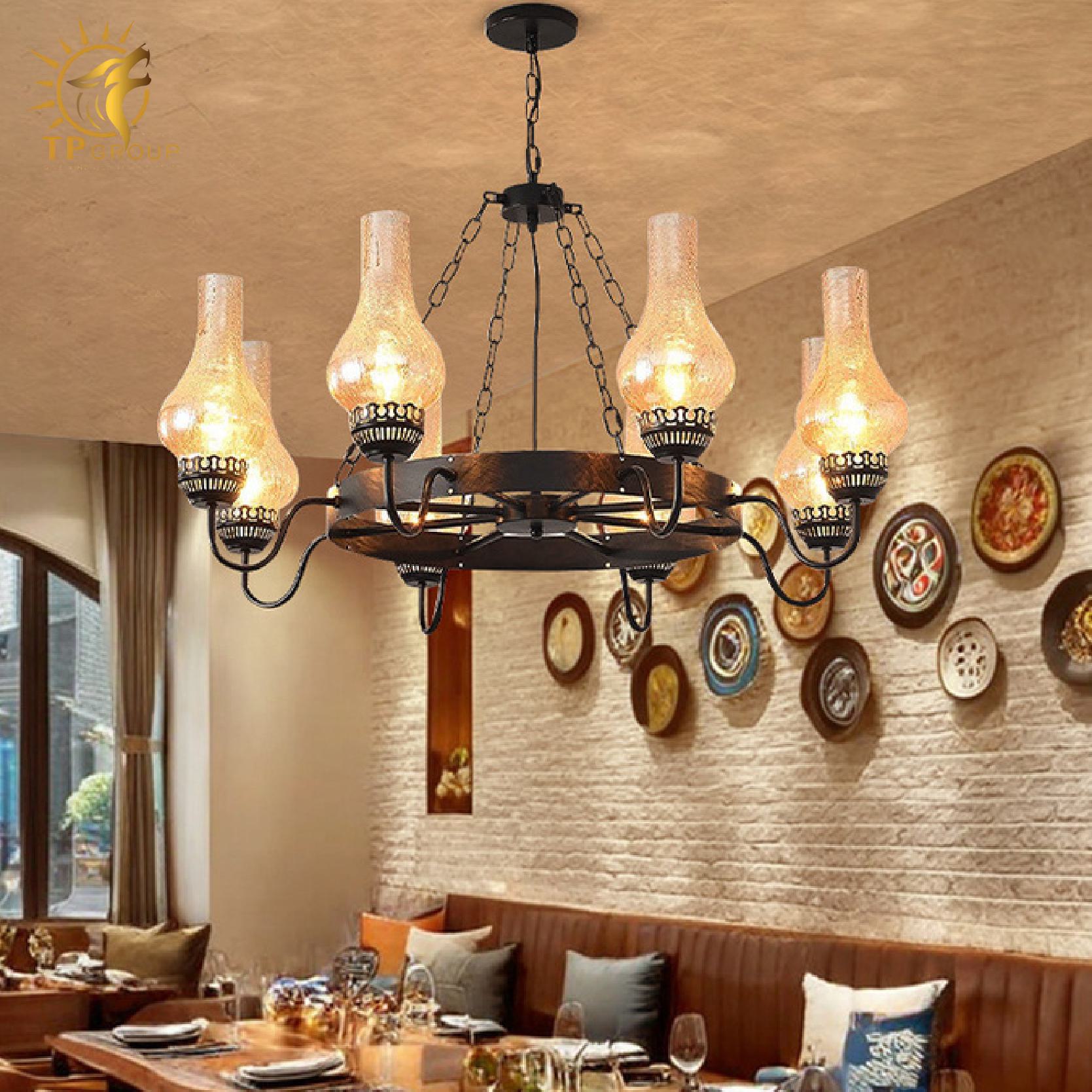 Đèn chùm cổ điển TP-DC001 8 ĐÈN CHÙM CỔ ĐIỂN TP-DC001