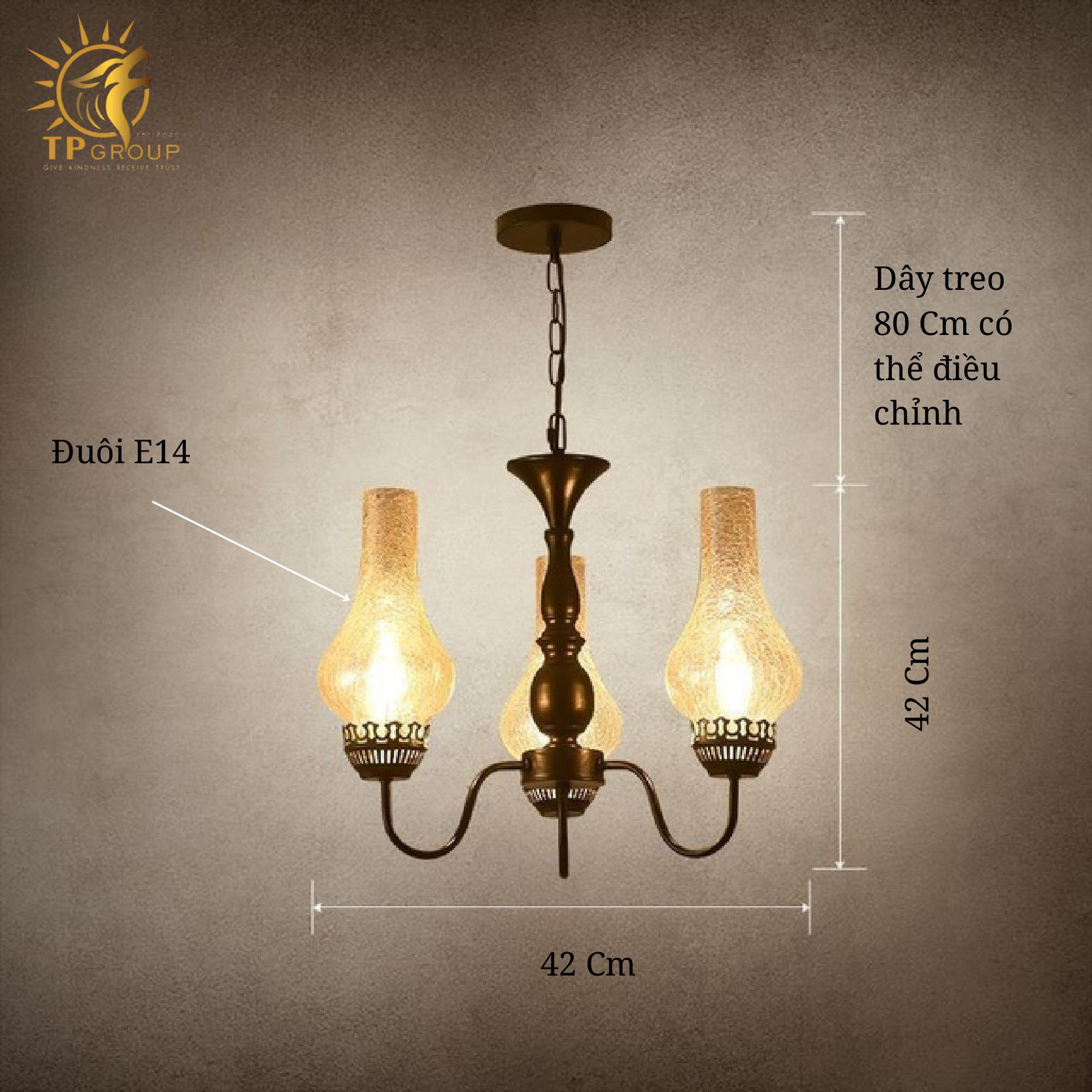 Đèn chùm cổ điển TP-DC001 10 ĐÈN CHÙM CỔ ĐIỂN TP-DC001