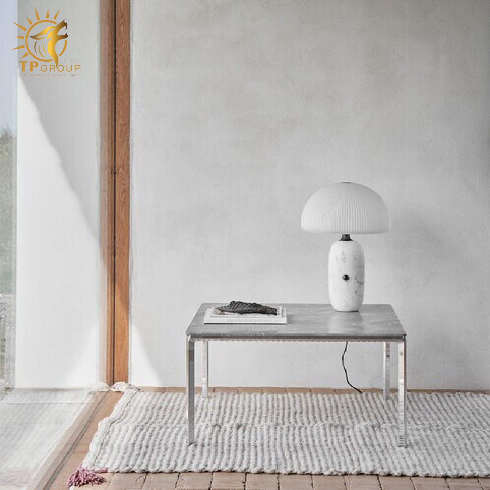 Đèn Bàn Cao Cấp Hình Nấm Cá Tính Bằng Đá Cẩm Thạch và Thủy Tinh TP_DB582 9 Đèn Bàn Cao Cấp Hình Nấm Cá Tính Bằng Đá Cẩm Thạch và Thủy Tinh TP_DB582