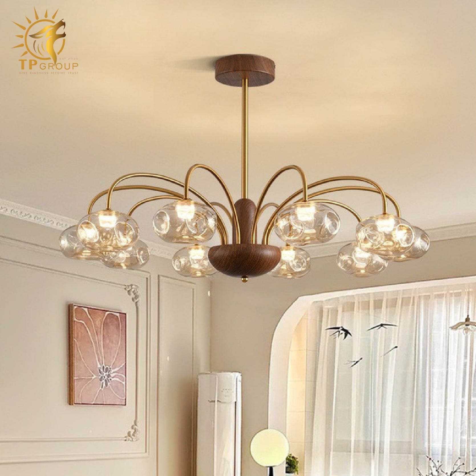 Đèn Chùm Cổ Điển Phong Cách Wabi-Sabi TP_DC002 8 Đèn Chùm Cổ Điển Phong Cách Wabi-Sabi TP_DC002