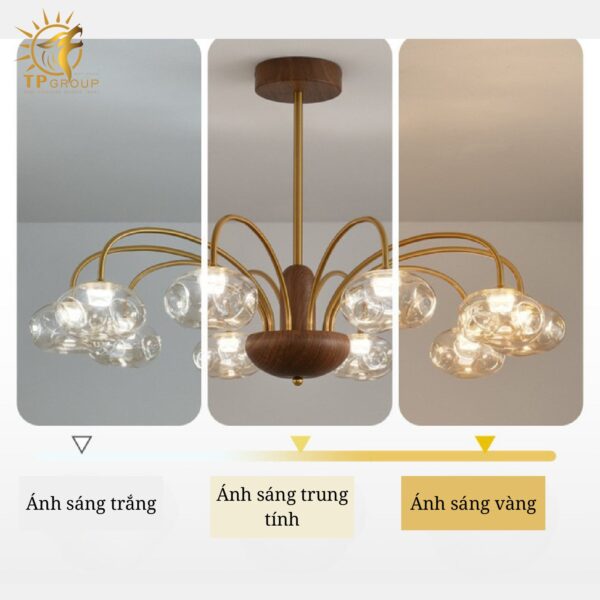 Đèn Chùm Cổ Điển Phong Cách Wabi-Sabi TP_DC002