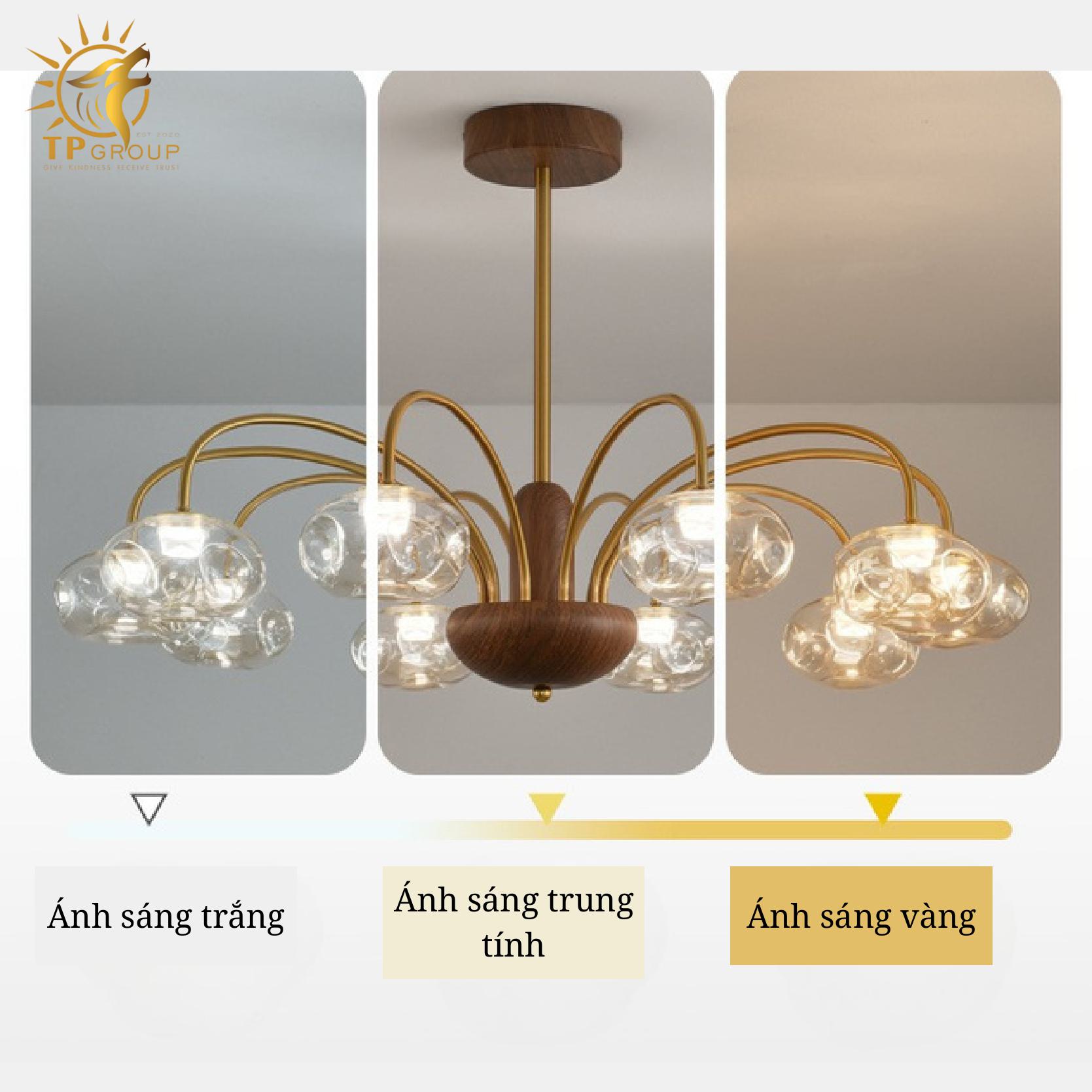 Đèn Chùm Cổ Điển Phong Cách Wabi-Sabi TP_DC002 6 Đèn Chùm Cổ Điển Phong Cách Wabi-Sabi TP_DC002