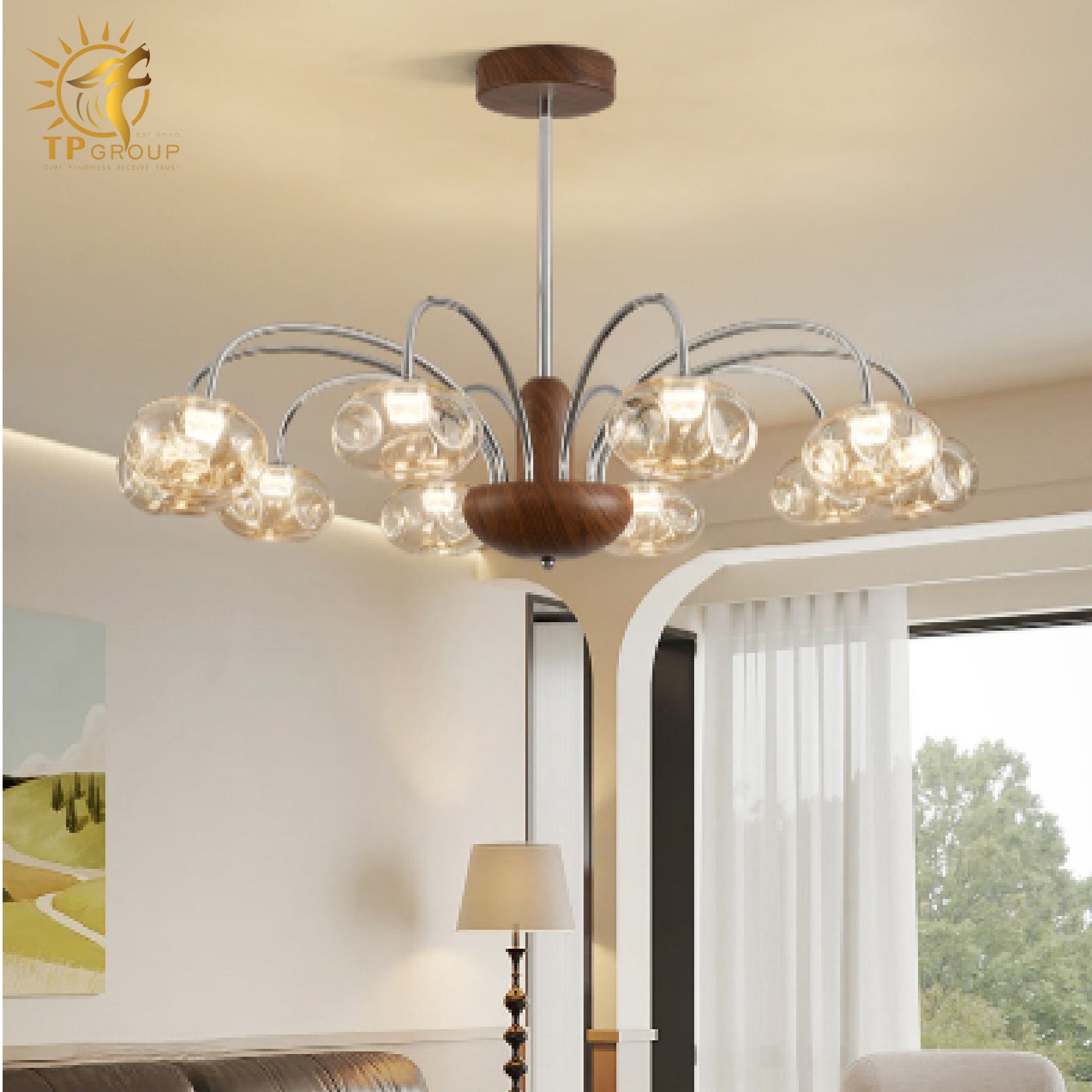 Đèn Chùm Cổ Điển Phong Cách Wabi-Sabi TP_DC002 3 Đèn Chùm Cổ Điển Phong Cách Wabi-Sabi TP_DC002