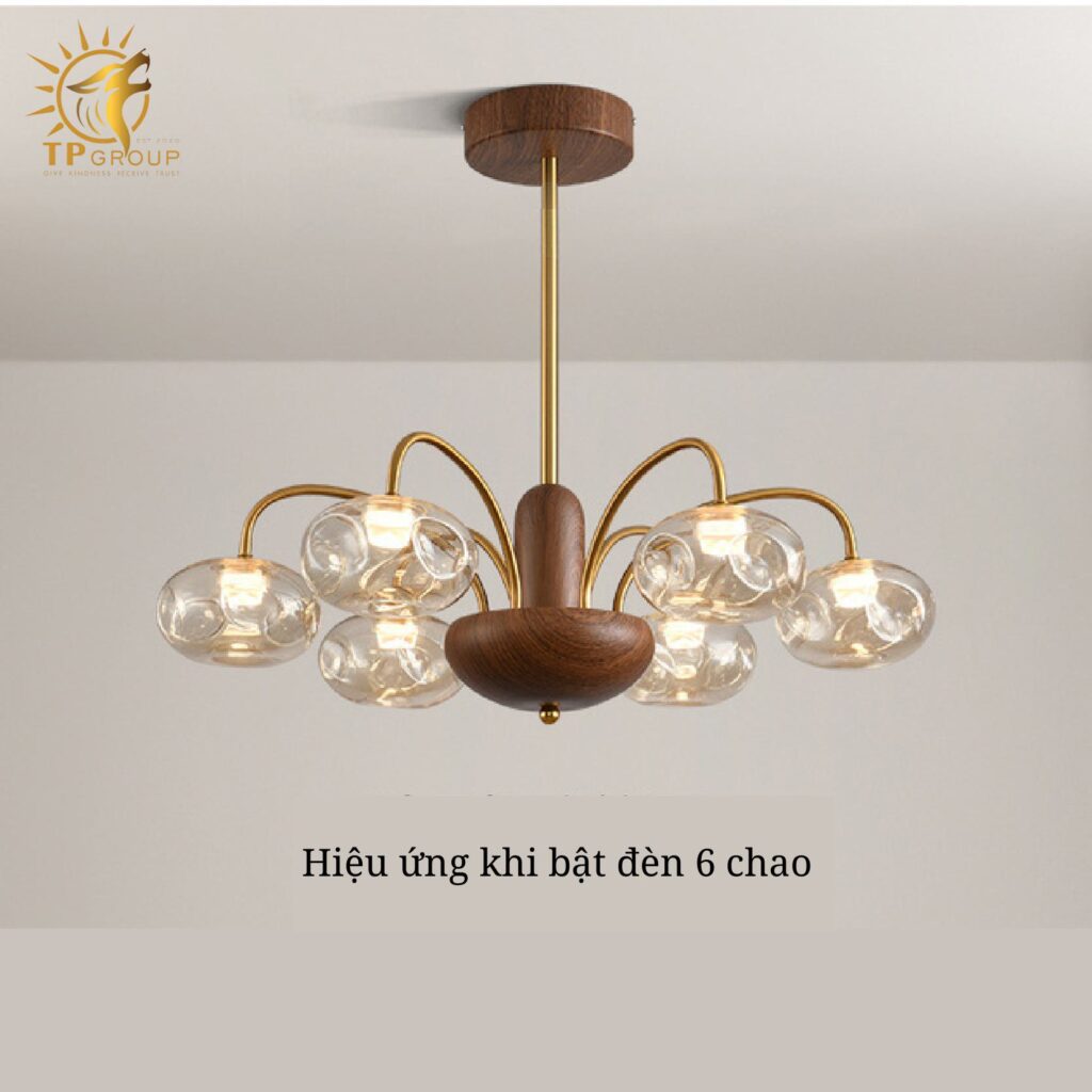 Đèn Chùm Cổ Điển Phong Cách Wabi-Sabi TP_DC002 