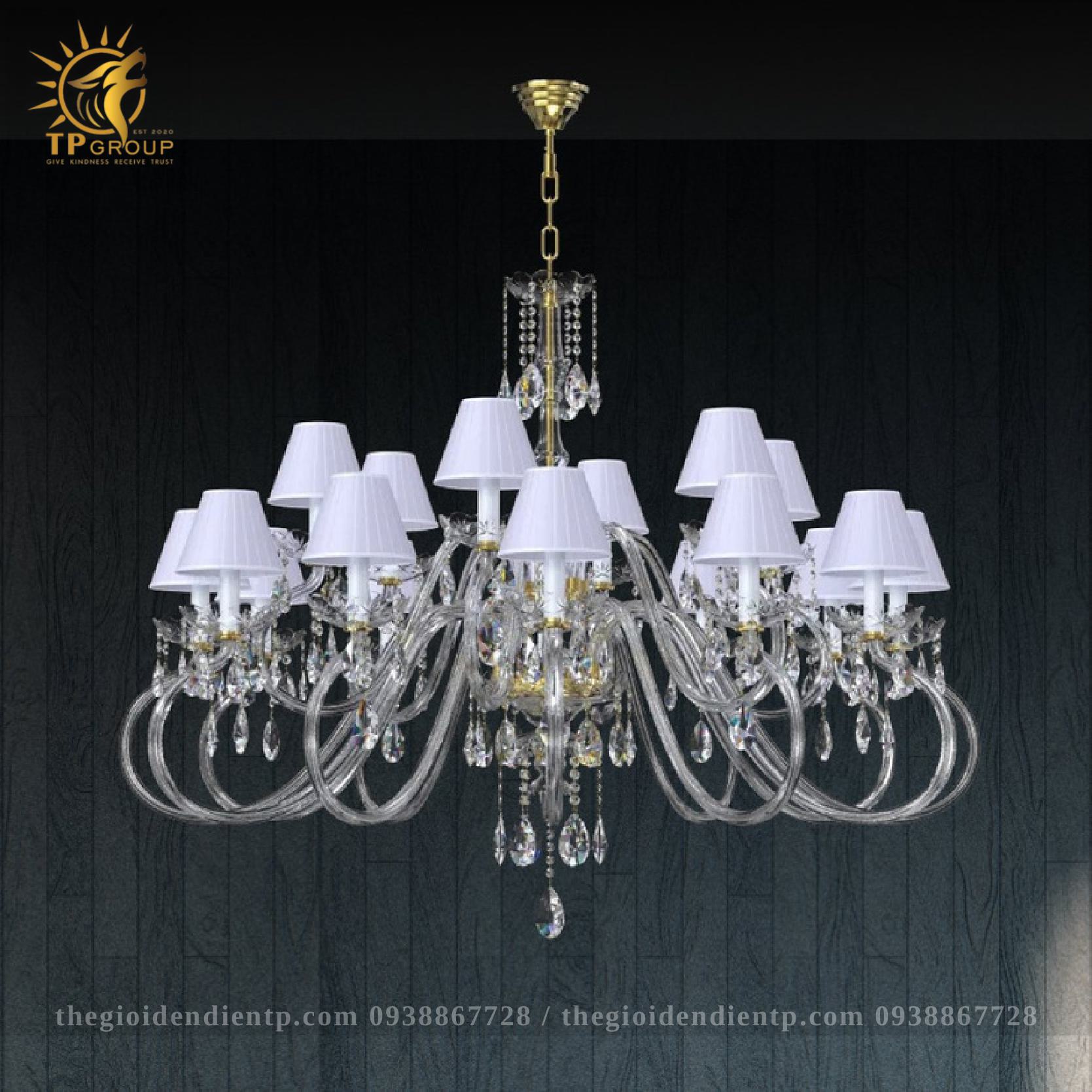 Đèn Gọng Pha Lê MIRACLE-02-A-CH-041 3 Đèn Gọng Pha Lê MIRACLE-02-A-CH-041