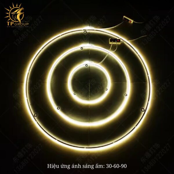 Đèn LED Treo Cây Đèn Vòng Ước Nguyện Chống Nước Ngoài Trời TP-DT52