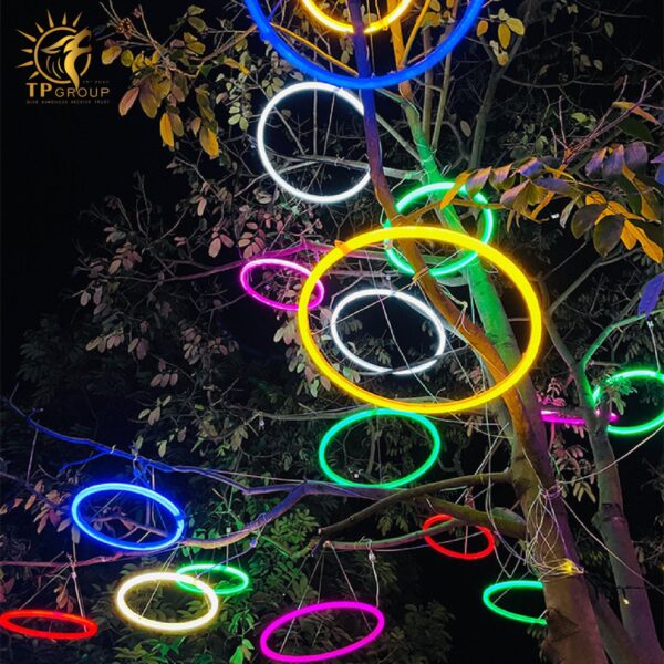 Đèn LED Treo Cây Đèn Vòng Ước Nguyện Chống Nước Ngoài Trời TP-DT52