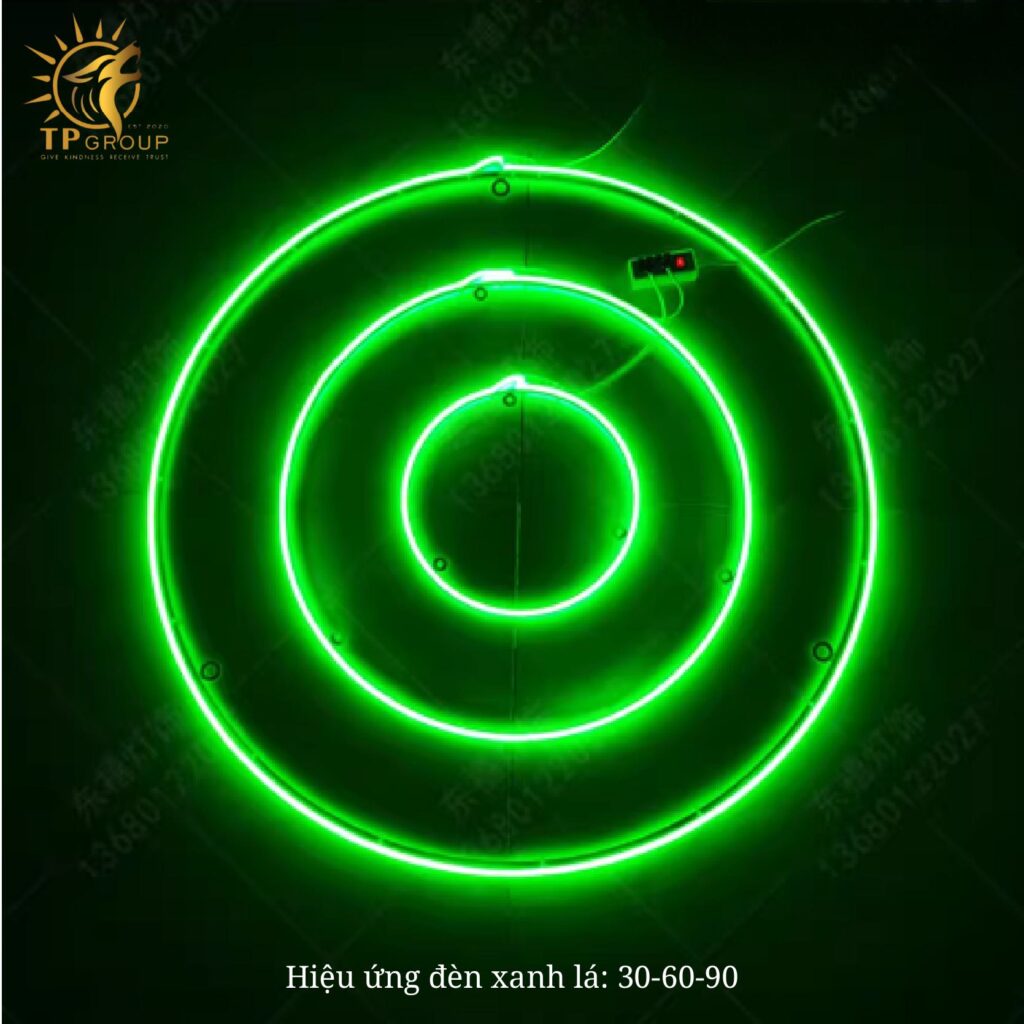 Đèn LED Treo Cây Đèn Vòng Ước Nguyện Chống Nước Ngoài Trời TP-DT52