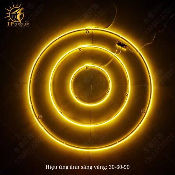 Đèn LED Treo Cây Đèn Vòng Ước Nguyện Chống Nước Ngoài Trời TP-DT52