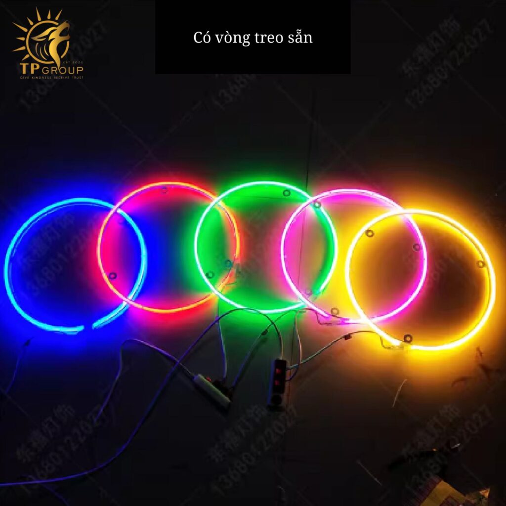 Đèn LED Treo Cây Đèn Vòng Ước Nguyện Chống Nước Ngoài Trời TP-DT52