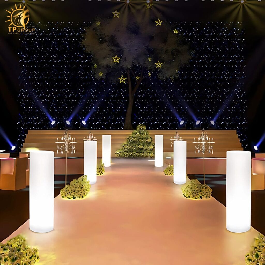 Đèn LED trụ trang trí sân vườn hội nghị AST176