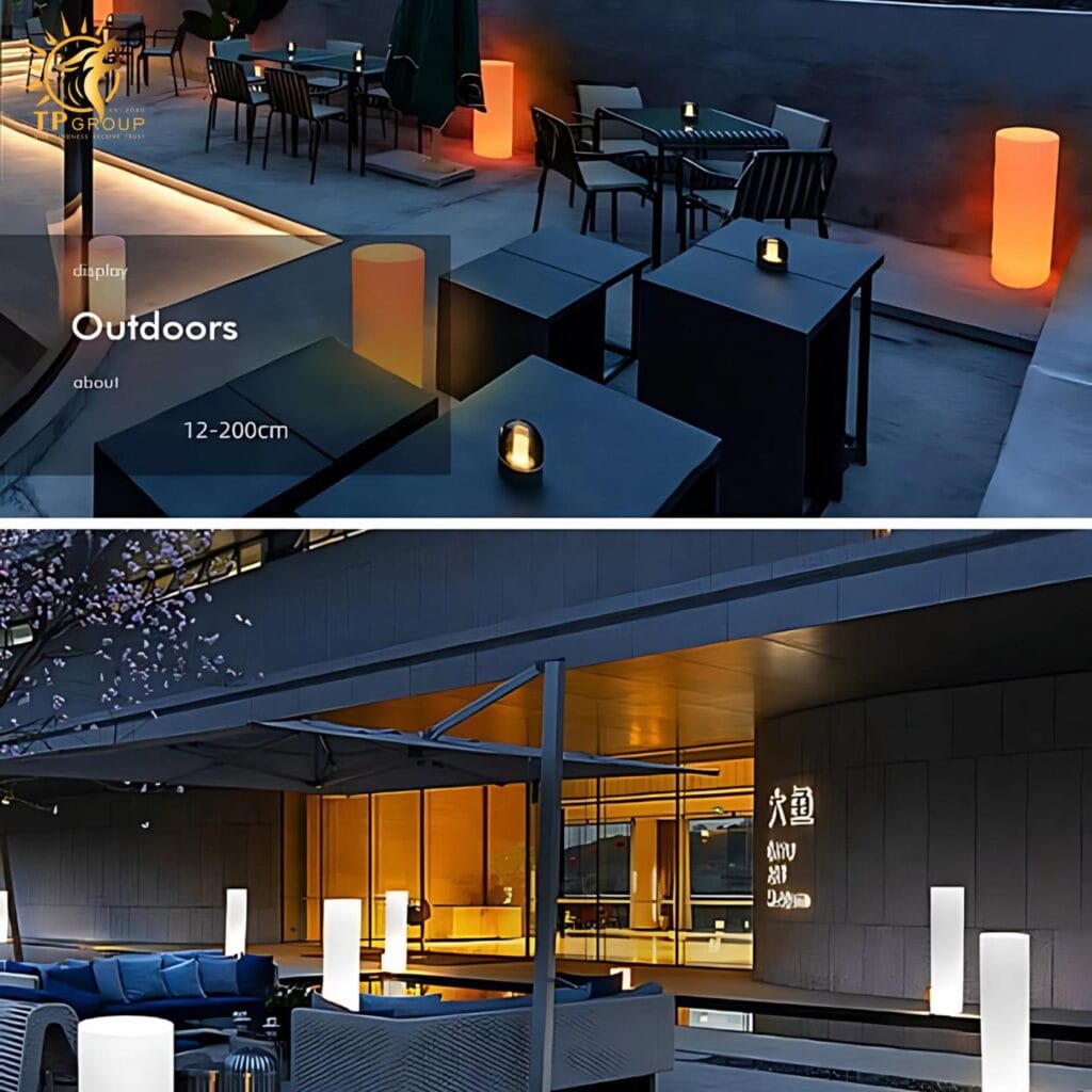 Đèn LED trụ trang trí sân vườn hội nghị AST176