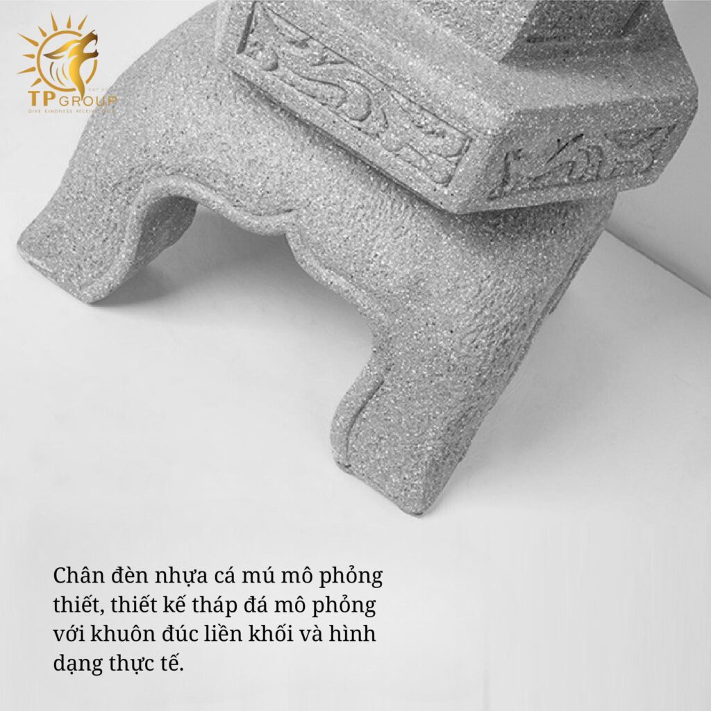 Đèn Lồng Đá Ngoài Trời Sân Vườn Năng Lượng Mặt trời TPNLMT001 19 Đèn Lồng Đá Ngoài Trời Sân Vườn Năng Lượng Mặt trời TPNLMT001