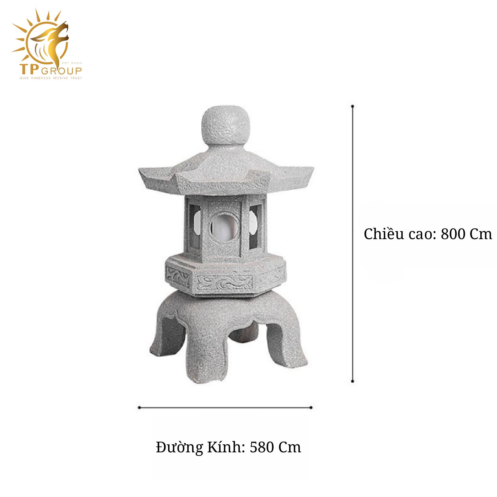 Đèn Lồng Đá Ngoài Trời Sân Vườn Năng Lượng Mặt trời TPNLMT001 9 Đèn Lồng Đá Ngoài Trời Sân Vườn Năng Lượng Mặt trời TPNLMT001