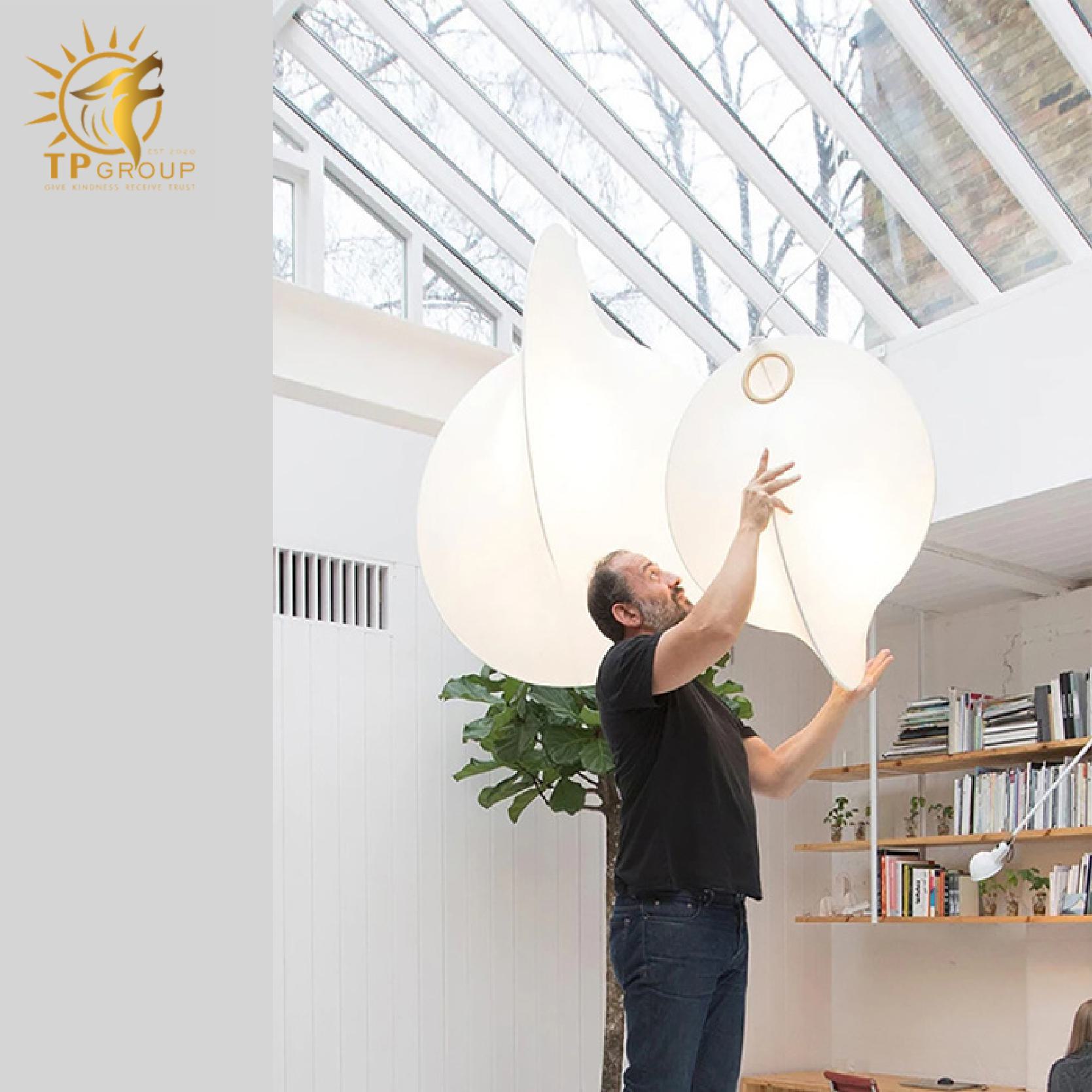 Đèn Lụa Phong Cách Nhật Tối Giản TPDT003 10 Đèn Lụa Phong Cách Nhật Tối Giản TPDT003