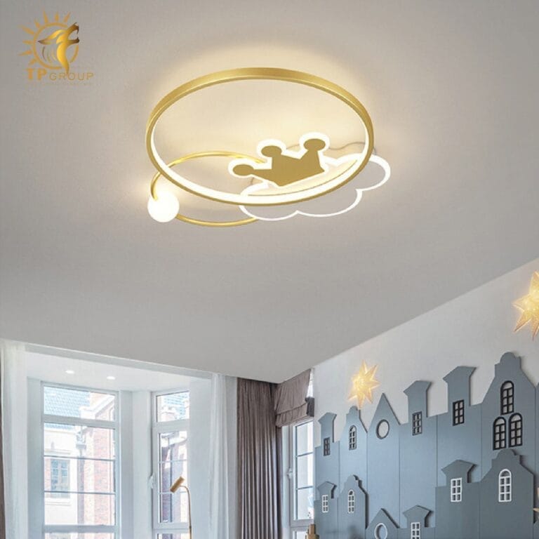 Đèn Ốp Trần Phòng Ngủ Em Bé Hiện Đại Hoạ Tiết Dễ Thương TP-DT518
