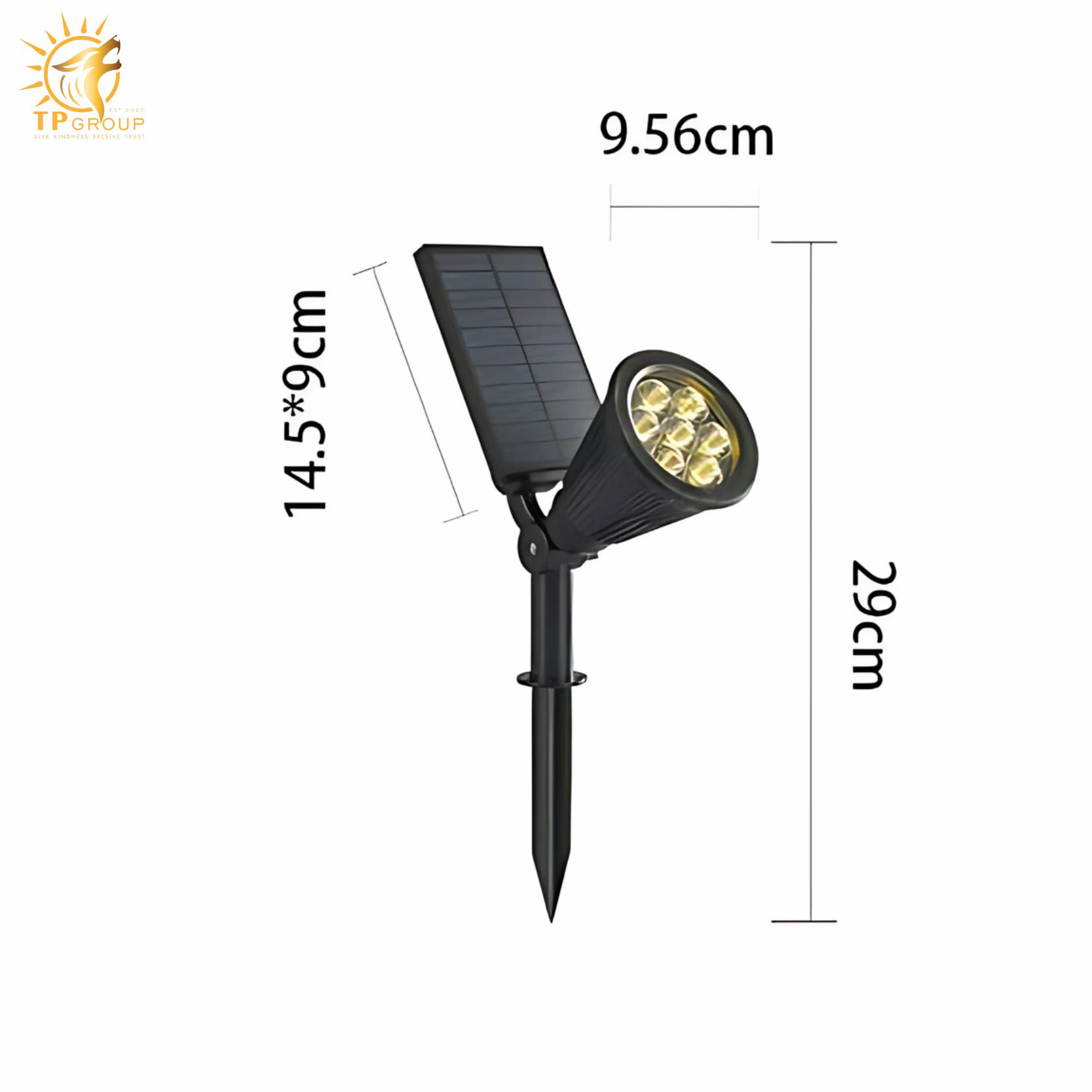 Đèn cắm cỏ hình chóp năng lượng mặt trời WK7723 4 Đèn cắm cỏ hình chóp năng lượng mặt trời WK7723 - Hình ảnh 4