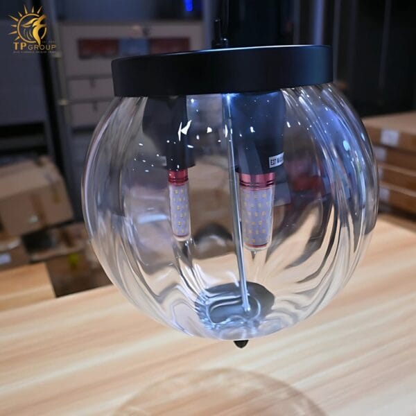 Đèn chùm thủy tinh trang trí sảnh biệt thự LGA154 - Hình ảnh 14