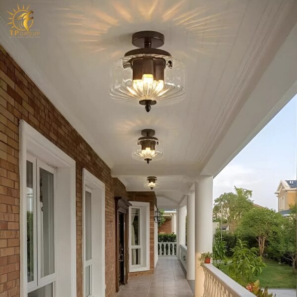 Đèn chùm thủy tinh trang trí sảnh biệt thự LGA154 - Hình ảnh 4