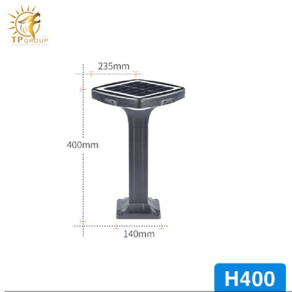 Đèn cột chiếu sáng lối đi năng lượng mặt trời KE2804