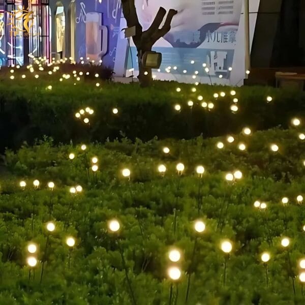 Đèn đom đóm trang trí sân vườn năng lượng mặt trời ZX9027 - Hình ảnh 3