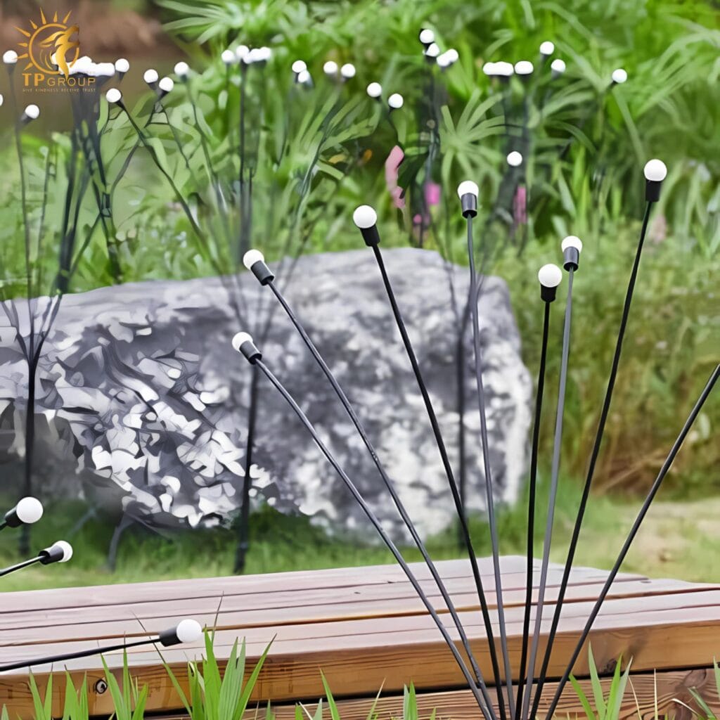 Đèn đom đóm trang trí sân vườn năng lượng mặt trời ZX9027 