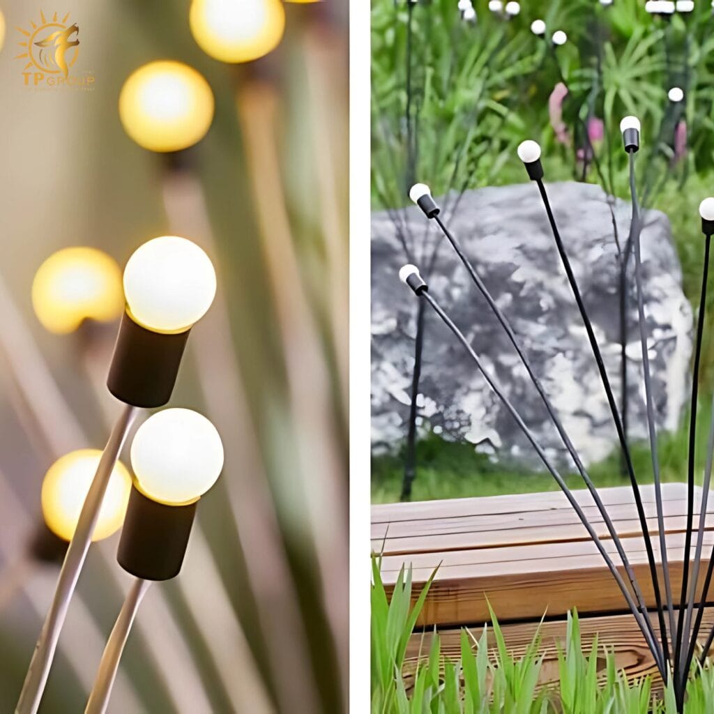 Đèn đom đóm trang trí sân vườn năng lượng mặt trời ZX9027 