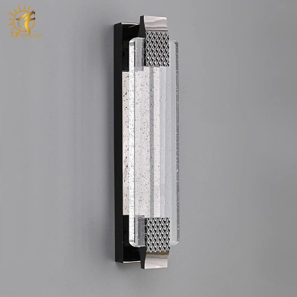 Đèn gắn tường decor sân vườn pha lê bóng nước SQB08