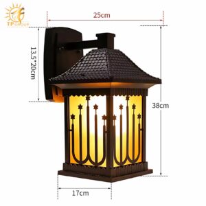 Đèn gắn tường ngoài trời decor ngôi sao độc đáo KL6762