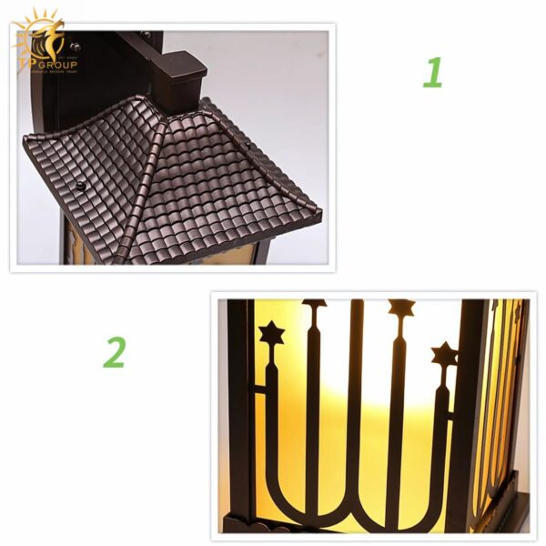 Đèn gắn tường ngoài trời decor ngôi sao độc đáo KL6762