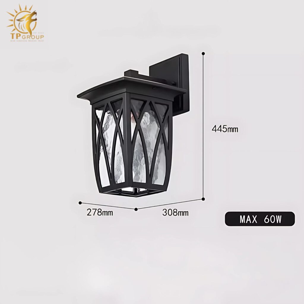 Đèn gắn tường ngoài trời kiểu dáng cổ điển YH7725
