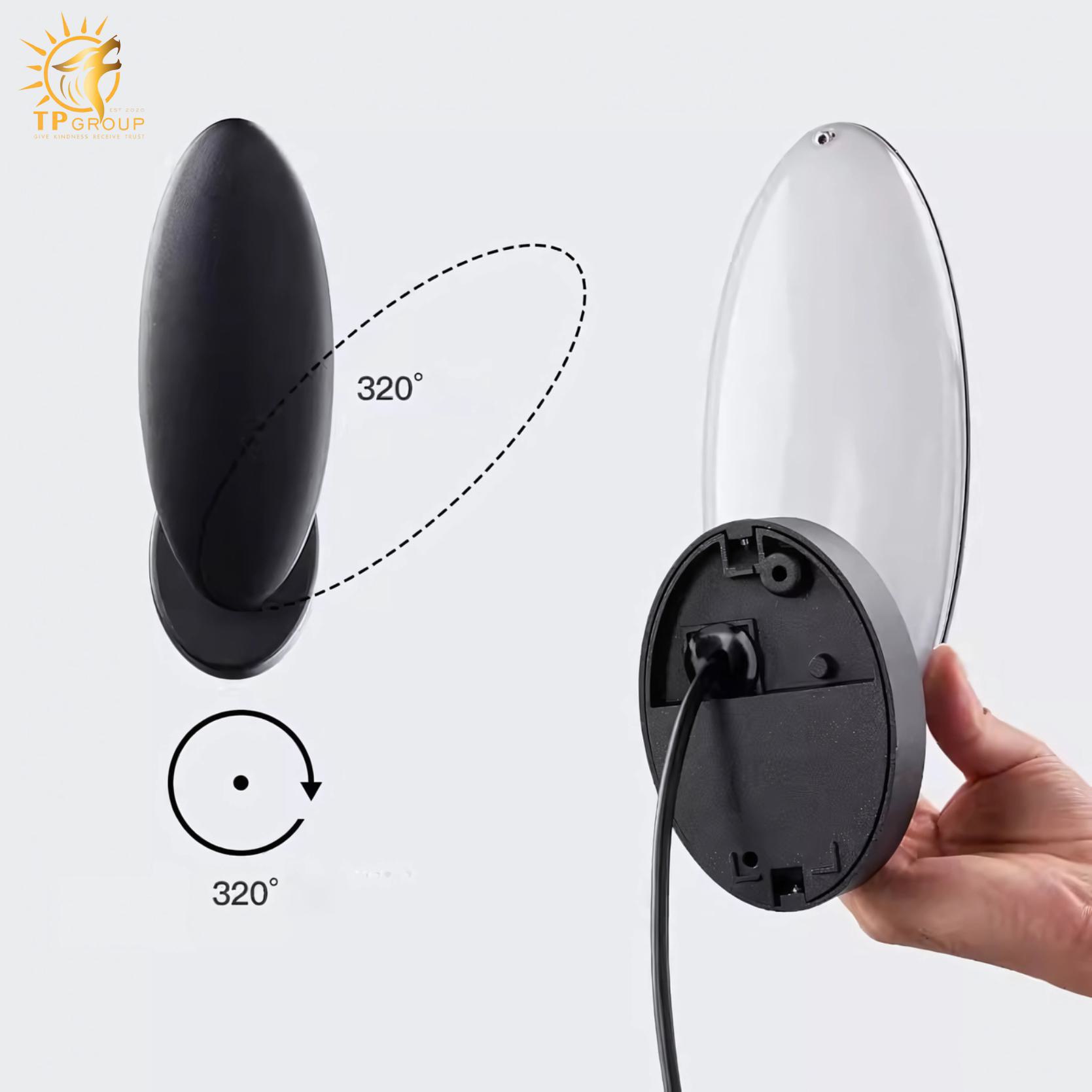 Đèn hắt tường hình Elip xoay 320 độ hiện đại AF3790 8 Đèn hắt tường hình Elip xoay 320 độ hiện đại AF3790 - Hình ảnh 8