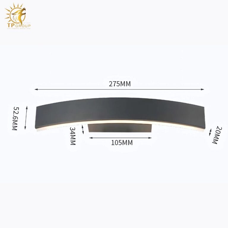 Đèn hắt tường vòng cung độc đáo DZ4951