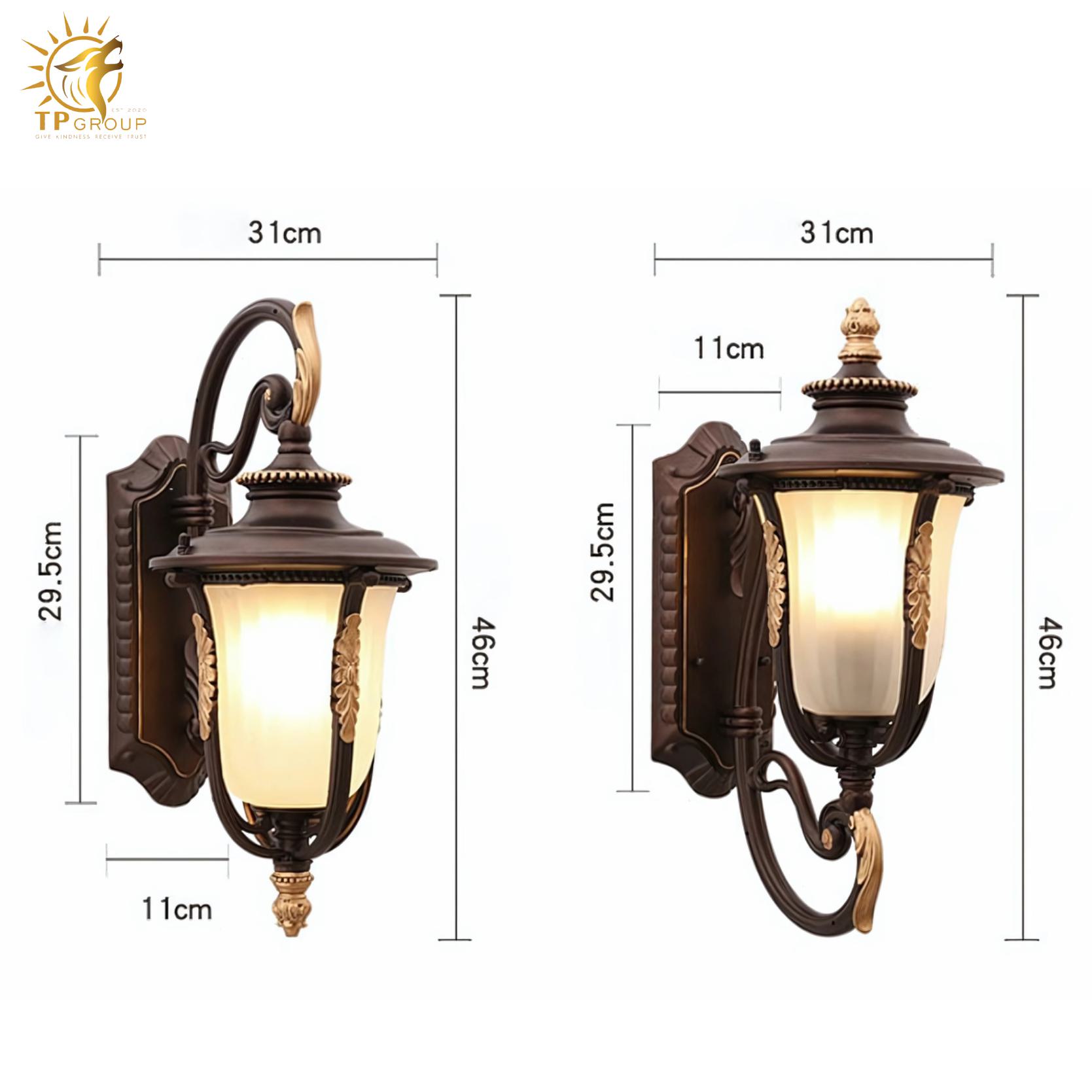 Đèn led ban công cổ điển Bắc Âu WK6060 9 Đèn led ban công cổ điển Bắc Âu WK6060 - Hình ảnh 9