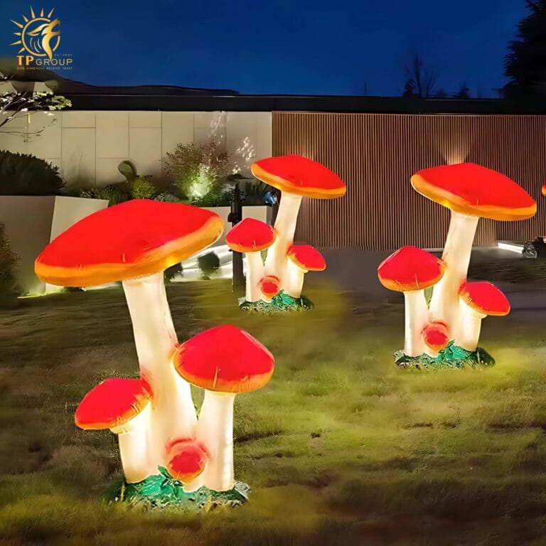 Đèn led mô hình ngoài trời hình nấm độc đáo MDR836