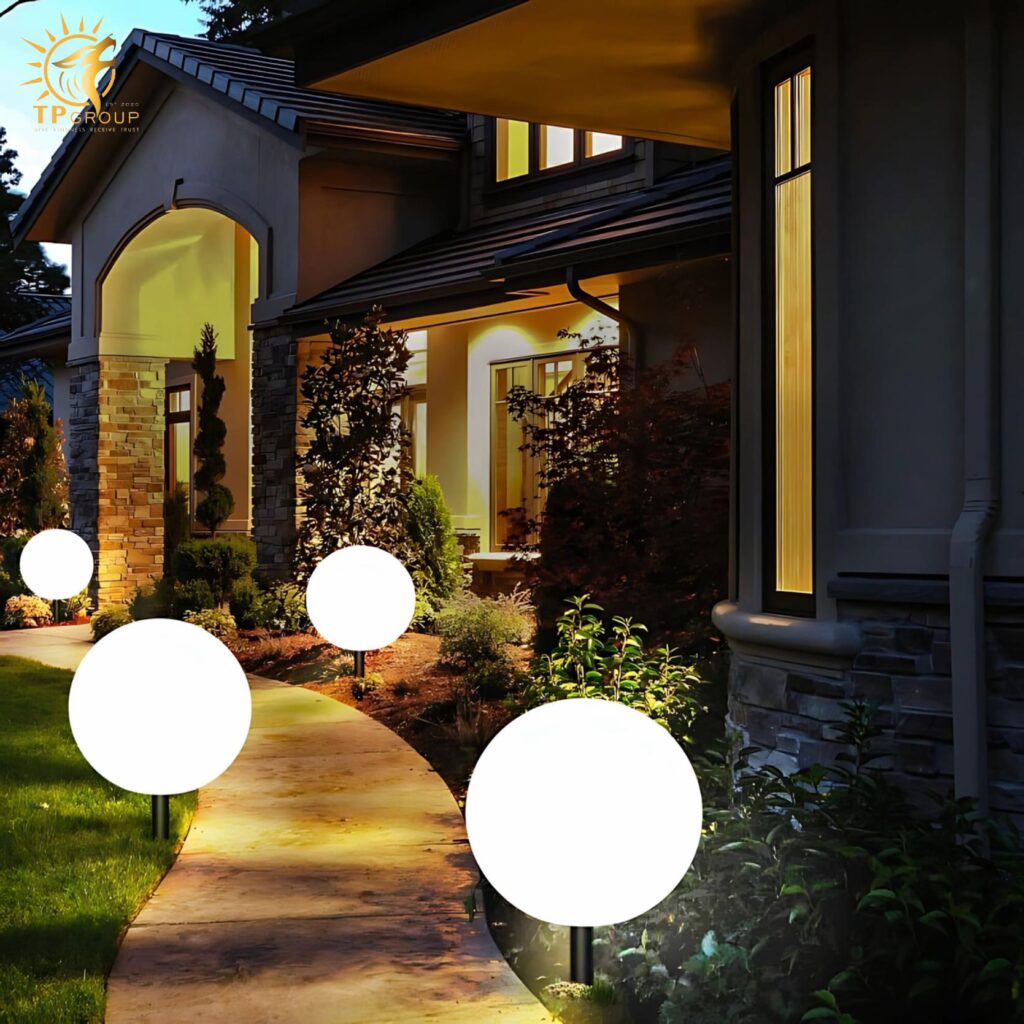 Đèn led tròn trang trí sân vườn chống nước MDR687 12 Đèn led tròn trang trí sân vườn chống nước MDR687