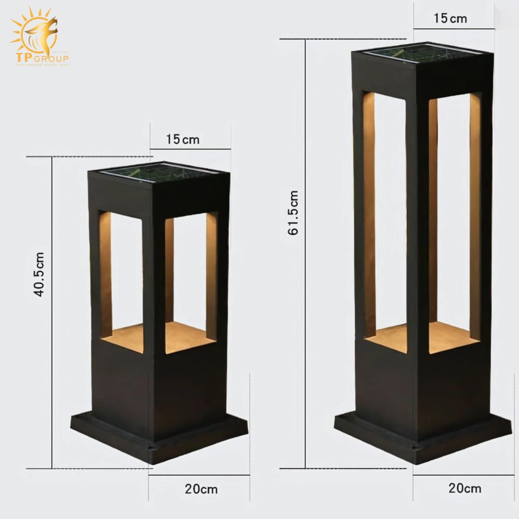 Đèn năng lượng mặt trời sân vườn hình trụ WK9772 10 Đèn năng lượng mặt trời sân vườn hình trụ WK9772