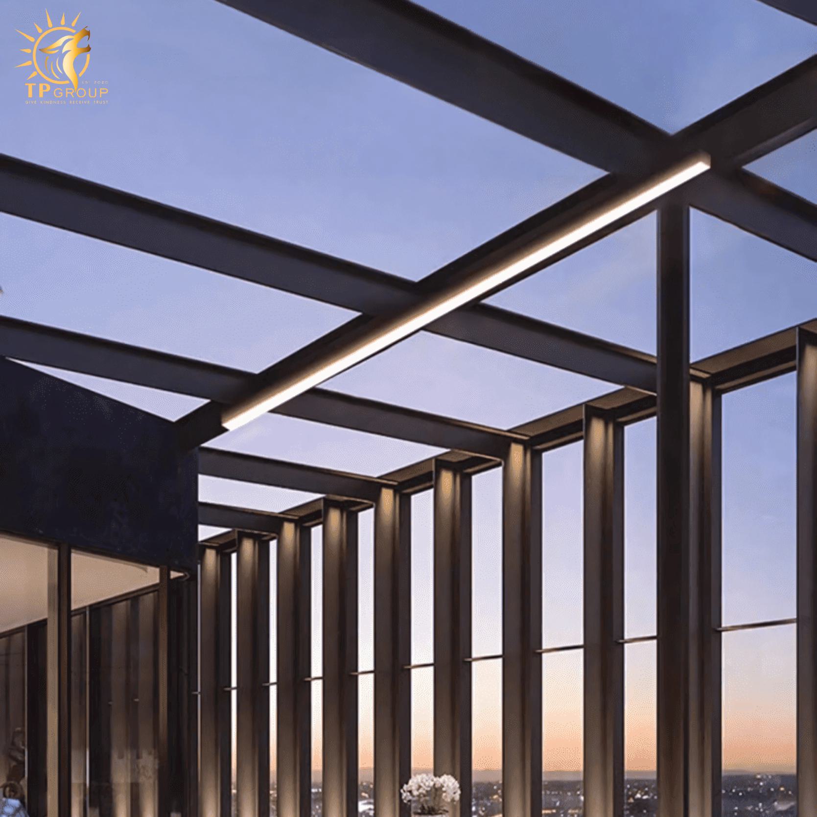 Đèn ốp trần ngoài trời thanh dài siêu chống nước SYJ004 2 Đèn ốp trần ngoài trời thanh dài siêu chống nước SYJ004